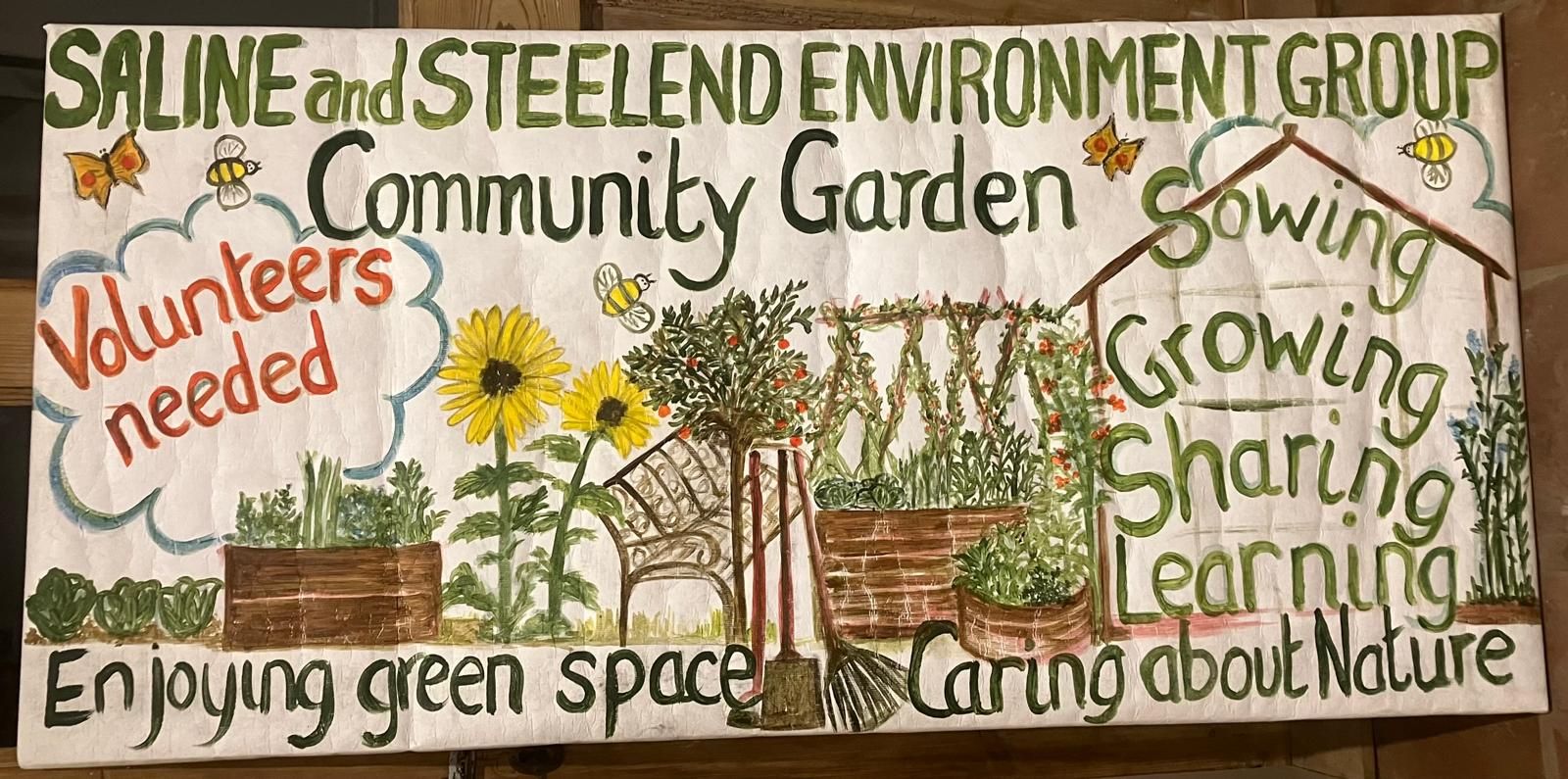 Poster by Clare, one of SSEG’s creative volunteers