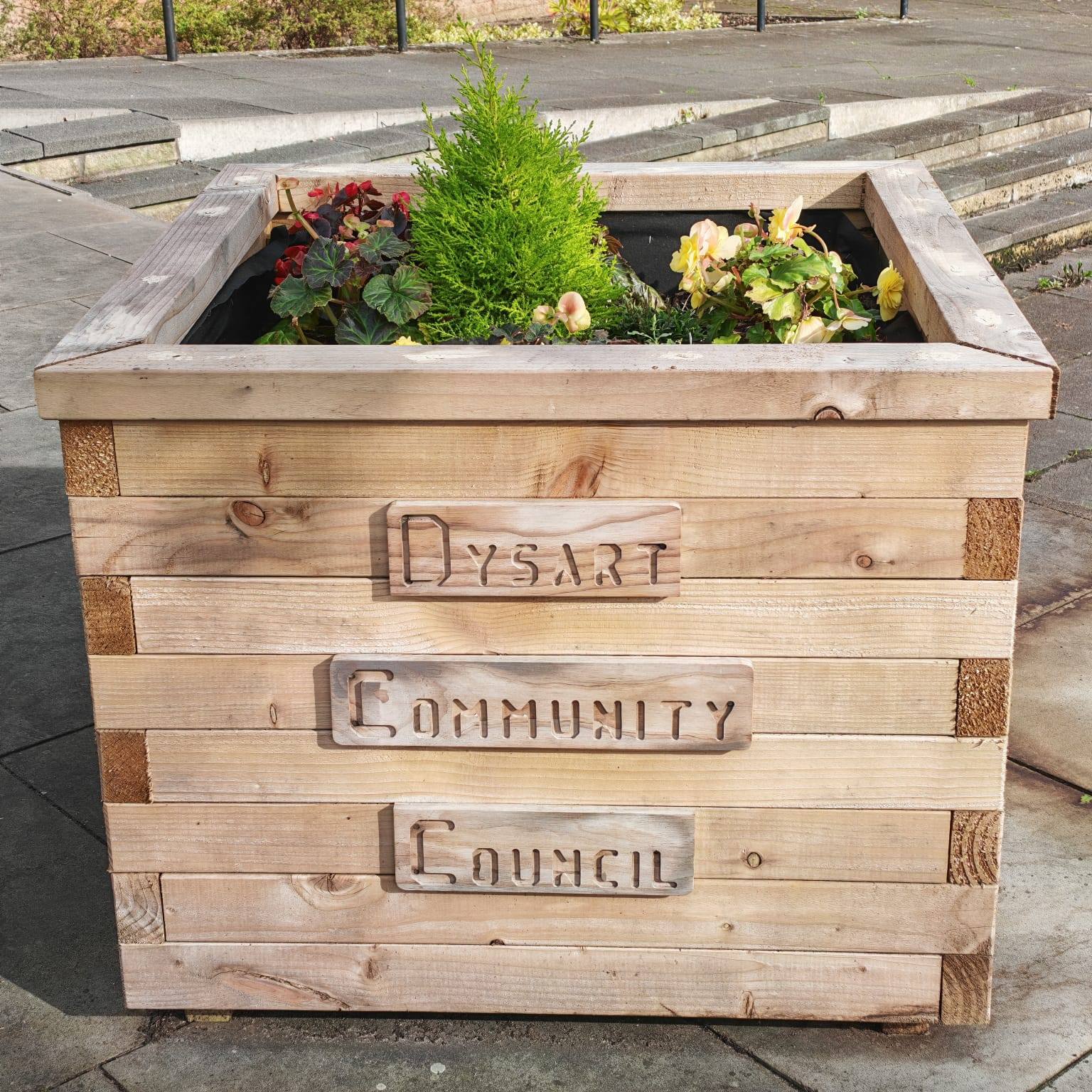 planter for Dysart community project